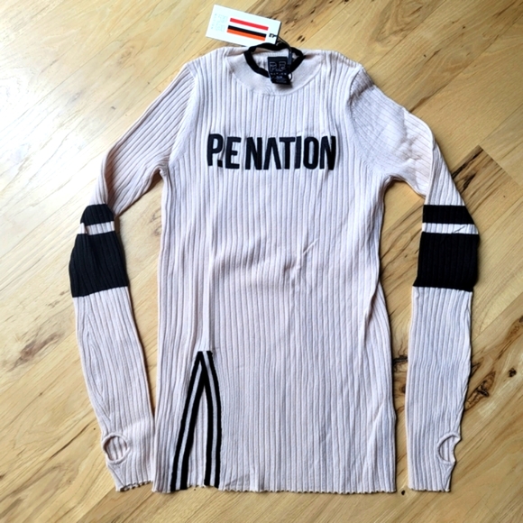 P.E Nation Sweaters - PE Nation Slalom Knit Top